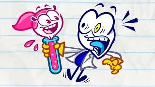 SCIENCE FAIR AND SQUARE | Pencilmation Cartoons!