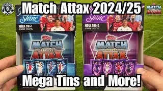 Opening MATCH ATTAX 2024/2025 TIME TO SHINE MEGA TINS #1 & #2 (Relic Card Pulled!)
