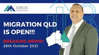 BREAKING NEWS - MIGRATION QLD (BSMQ) IS OPEN!! 26th October 2021