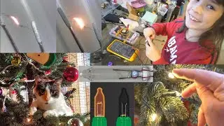 How to Fix Incandescent Christmas Tree Light Strands ("String Lights")