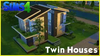 Sims 4 Speedbuild: ★ Twin Houses ★