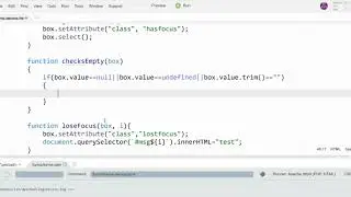 JavaScript - Check Input for Empty
