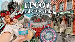 EPCOT FESTIVAL OF THE HOLIDAYS 2023 | Vlogmas Day 1