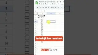 Checkbox in Google Sheets 