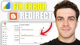 How To Fix Redirect Error In Google Search Console For Blogger [2026 Guide]