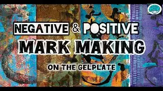 Negative and Positive Mark Making on the gelplate