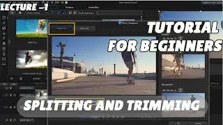 CyberLink PowerDirector 18 - Tutorial for Beginners | Editing and trimming your video