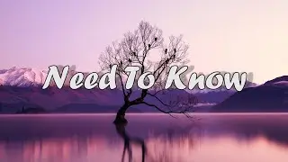 Dojo Cat - Need To Know (Lyrics) | Latest Music Video | #Dojo Cat # Need To Know