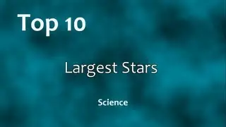 Top 10: Largest Stars