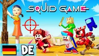 SQUID GAME vs. Friday Night Funkin', Among Us, FNAF, Baldi, and Bendy! - Animation auf Deutsch