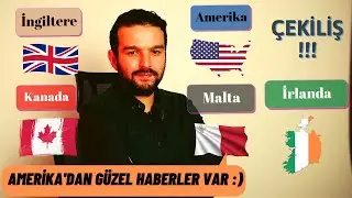 Vize Başvuruları ve Seyahatlerde Son Durumlar/ 1 Şubat 2022 / AMERİKA/KANADA/İNGİLTERE/İRLANDA/MALTA