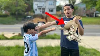 My 17 Year Old Brother VS D1 Soccer Player!! ($1000 ON THE LINE)