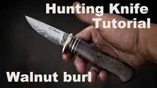 Forging a Hunting Knife from Stainless San Mai (Pt.2)