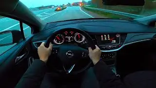 2021 Opel Astra ST Elegance 1.2 T - pov night drive