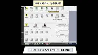 Read/Upload PLC Mitsubishi Q Series and monitoring 