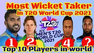 ICC MEN'S T20 WORLD CUP | Most Wicket Taker 2021