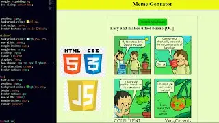 How To Build Your Own Meme Generator Web with HTML, CSS, & JavaScript 🚀 | Easy Tutorial #programming