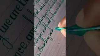 Practice new style handwriting in English | #handwriting #handlettering #youtubeshorts #calligraphy