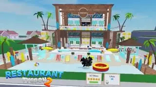 Restaurant Tycoon 2 | Beach Club | Speed Build | Design #56