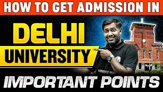 How to get Admission in Delhi University || Complete Detail CUET 2024