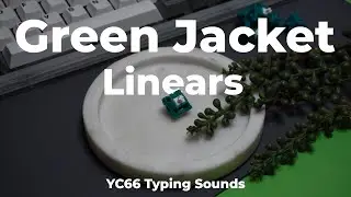 Green Jacket Linear Typing Sounds ASMR | YC66
