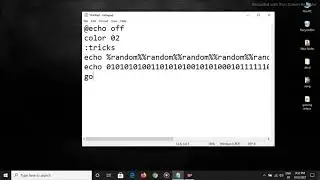 How To Create The Matrix Rain | #notepads | How To Create The Matrix Rain In #code #fun