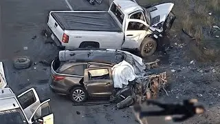 110 Shocking Moments: Car Crashes 2025 - Idiots Behind The Wheel Caught On Camera