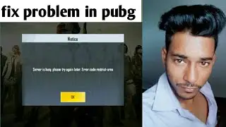 how to fix problem in pubg mobile an Pubg lite//server is busy//harishmaahi gaming
