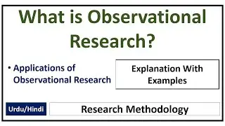 What is Observational Research Design?