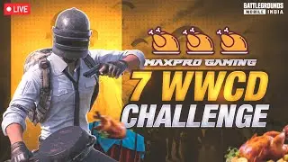 Lamborghini Gift Results | 7 chicken dinner challenge with MaxPro Gaming |  BGMI LIVE