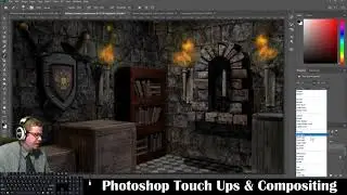 Autodesk Maya 2019: Photoshop Touch Ups and Compositing
