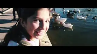 Papá y las nenas / presa el rejón / dando de comer a los patos