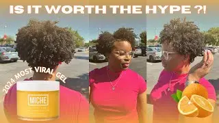Trying 2024 Most VIRAL Gel!! |Miche Tropical Oasis Gel Review| Wash n' Go| Type 4 Hair| Mytype4hair