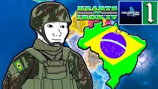 RISE OF BRAZIL! 🔥 Hearts of Iron 4: Millennium Dawn Modern Day Mod: Brazil #1
