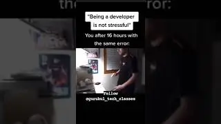 Being a developer is not stressful when you are a student from Gurukul #shorts #gurukul #programmer