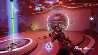 Overwatch Mercy captures the flag
