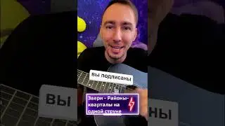 Звери - Районы кварталы на одной струне! 