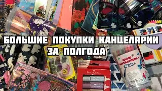БОЛЬШИЕ ПОКУПКИ КАНЦЕЛЯРИИ ЗА ПОЛГОДА// Канцелярии для раскрашивания// Fix price