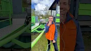 Theme park ASMR 🎙️🎢 - sounds of a coaster #themepark #asmr #rollercoaster #coaster #fun