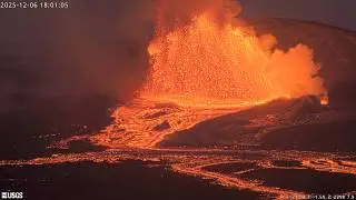 [V2cam] Kīlauea volcano, Hawaii (east Halemaʻumaʻu crater)