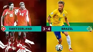 Brazil 🇧🇷 vs. Switzerland 🇨🇭 | Friendly Football Match Highlights: 4-3 Thriller! ⚽🔥