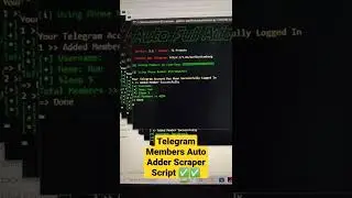 Telegram Auto Members Public & Private Scraper Adder Script 2022 🔥🔥✅✅