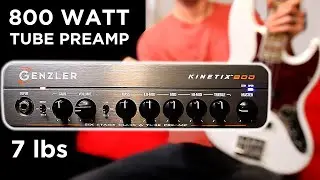 Nate Navarro Demos the New KINETIX 800 (All-Tube Preamp) Bass Amp by Genzler Amplification!