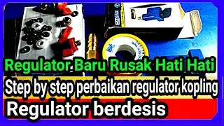 regulator rusak - regulator berdesis - step by step perbaikan regulator kopling