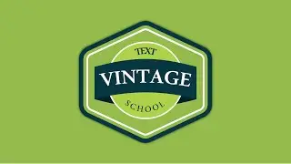 How to design Vintage Logo - Vintage Logo Design tutorials - Logo Design tutorials