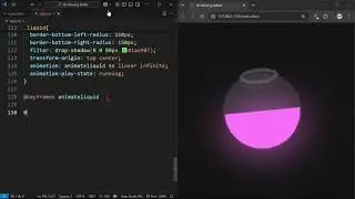 3D Glowing Bottle Animation with HTML, CSS & JavaScript