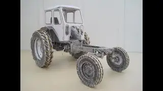 Модель Трактора ЮМЗ 6 ч 1. Tractor model Yumz 6