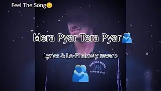 Mera Pyar Tera Pyar lyrics Lofi song। slowly+reverb