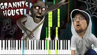 Granny's House (Granny Song) - FGTeeV [Synthesia Piano Tutorial]