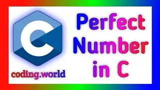 Perfect Number in C #perfect #perfectnumber